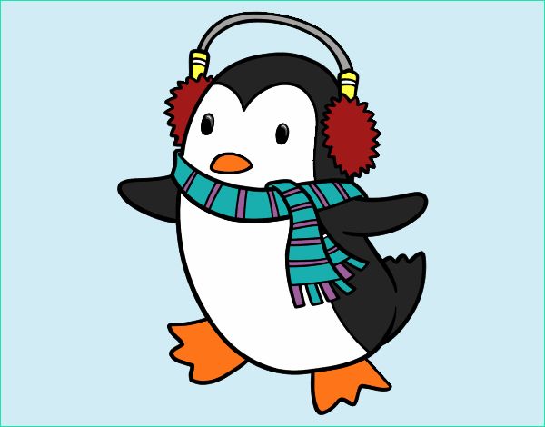 Dessin De Pingouin Bestof Images Dessin De Pingouin Avec écharpe Colorie Par Membre Non