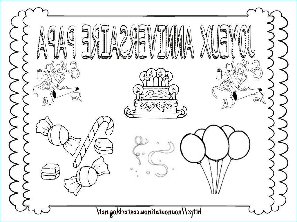 Dessin Joyeux Anniversaire Papa Nouveau Collection Anniversaire Papa