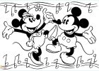 Dessin Minnie Mickey Élégant Stock Coloriage Minnie and Mickey Mouse Qui Dansent