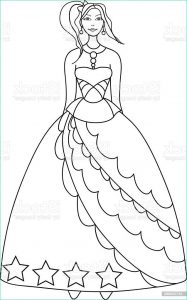 Dessin Princesses Impressionnant Collection Princess Coloring Page for Kids Stock Illustration
