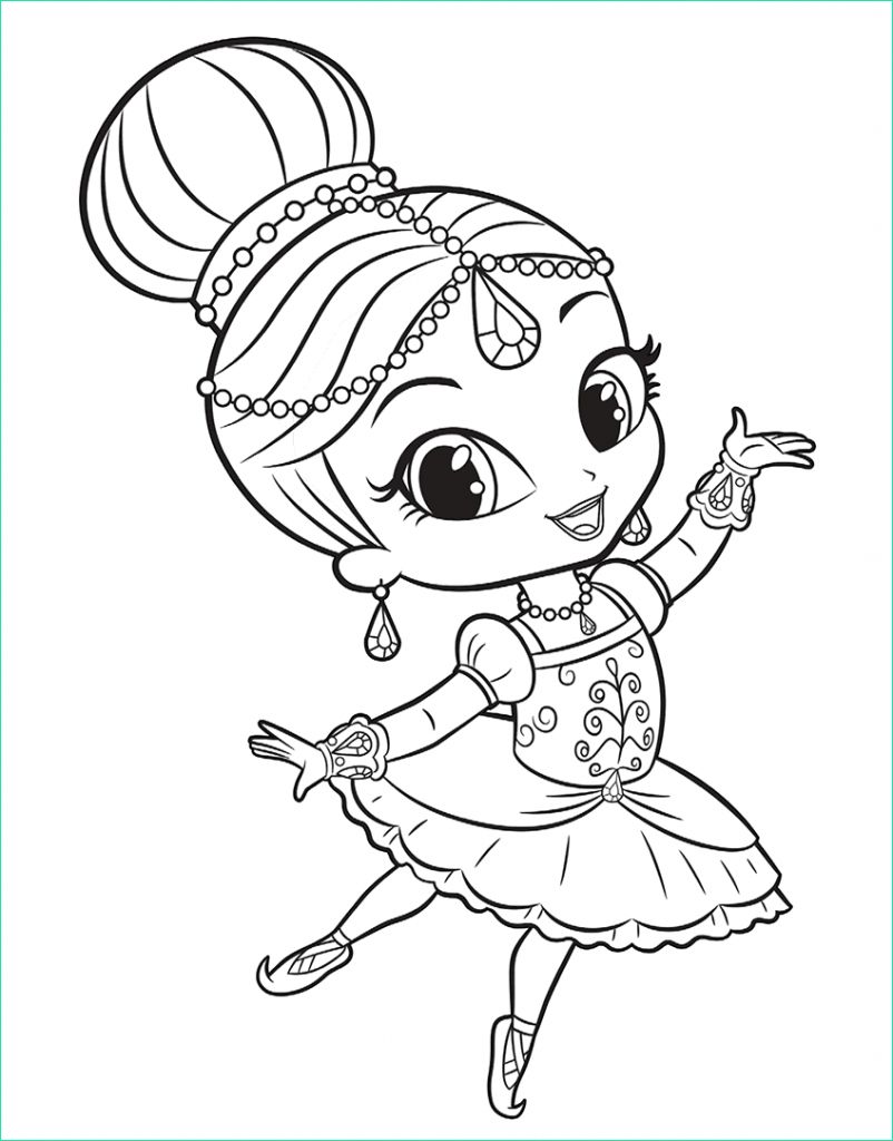 Dessin Shimmer Et Shine Unique Photos 30 Magical Shimmer and Shine Coloring Pages