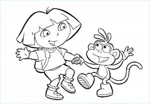 Dessins à Imprimer Gratuitement Bestof Images Coloriage Dora à Imprimer Dora Avec Babouche Dora En