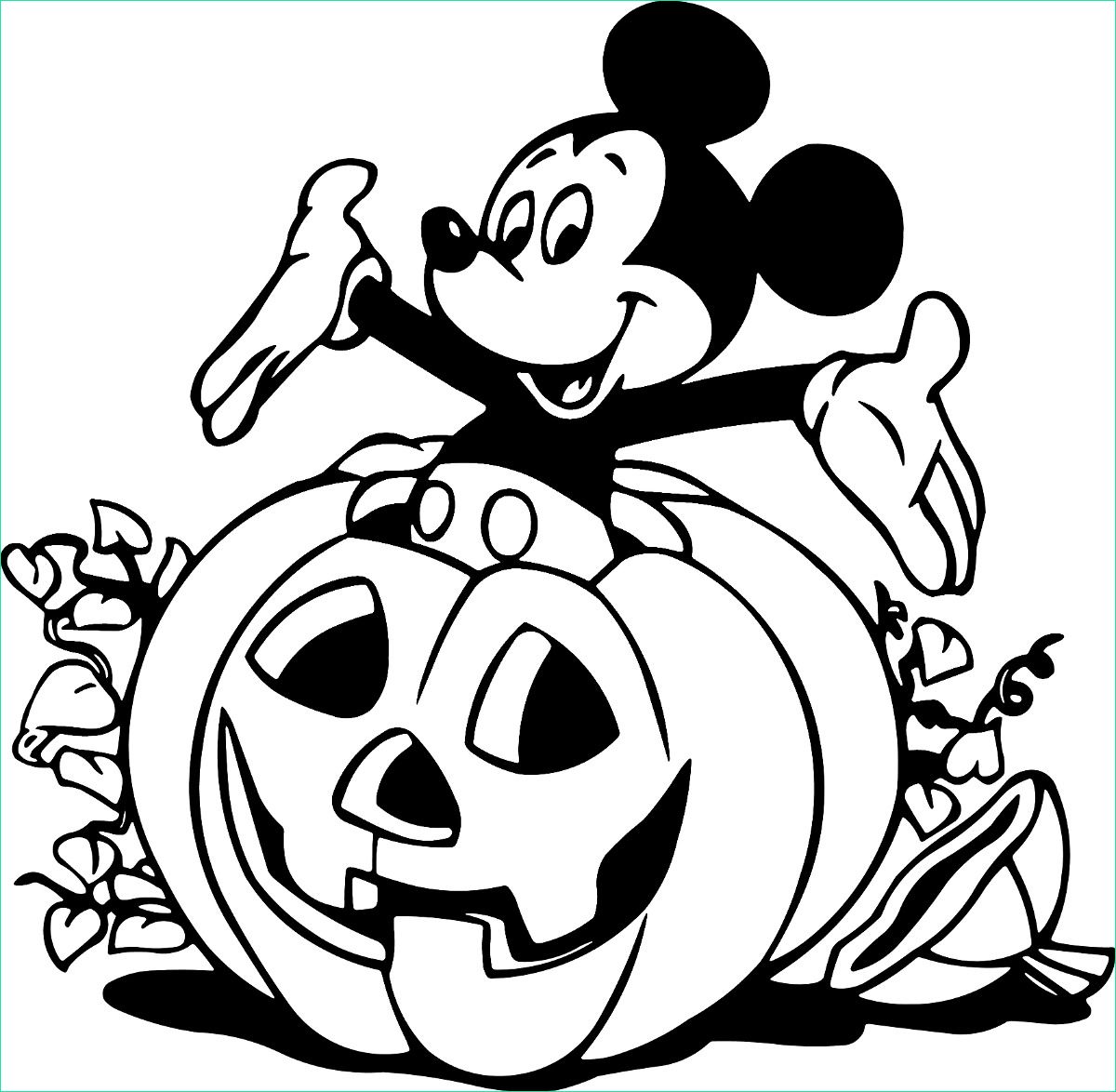 Dessins D&amp;#039;halloween Inspirant Stock Vinilo Decorativo Mickey Halloween $ 18 000 En Mercado Libre