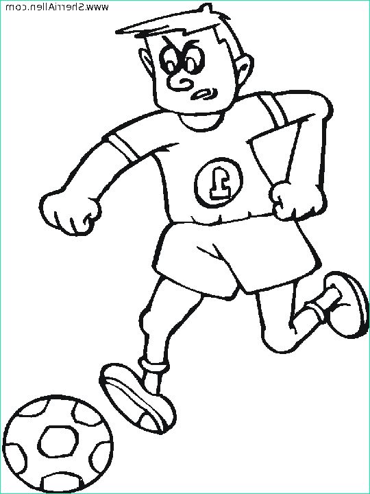 Footballeur Dessin Cool Photographie Free Sports Coloring Pages From Sherriallen