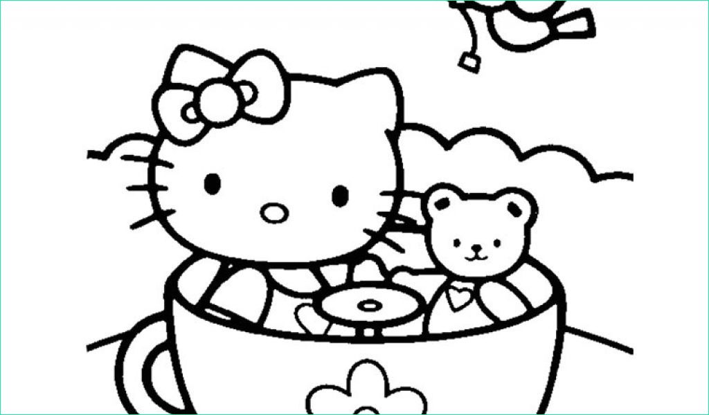 Hello Kitty Coloriage Coeur Cool Galerie Coloriage à Imprimer Hello Kitty Coeur Coloriage Hello