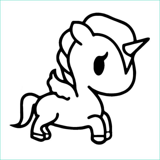 Image De Licorne Facile A Dessiner Luxe Images Car Stying Lovely Cartoon Unicorn Vinyl Stickers