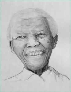 Mandela Dessin Cool Stock Conception De Nelson Mandela Portrait Illustration Vector