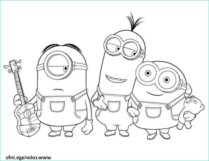Minions A Colorier Luxe Stock Coloriage Minions 2017 Jecolorie
