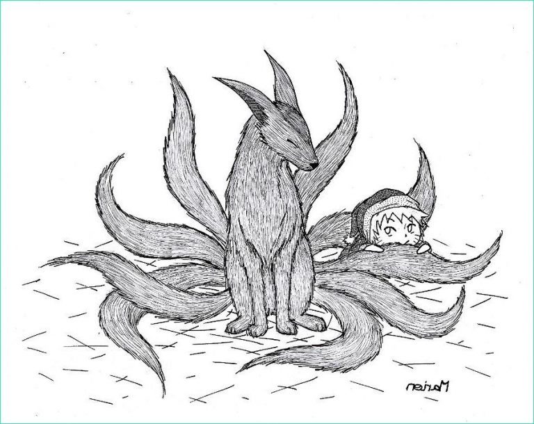 Naruto Kyubi Dessin Bestof Image Kyubi Dessin Kawaii Coloriage Coloriage