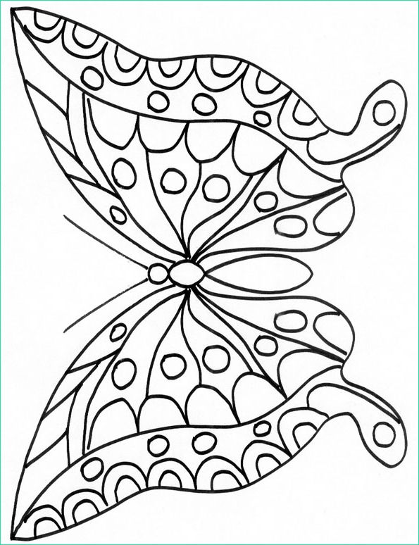 Papillon Coloriage Unique Images Papillons Dessin