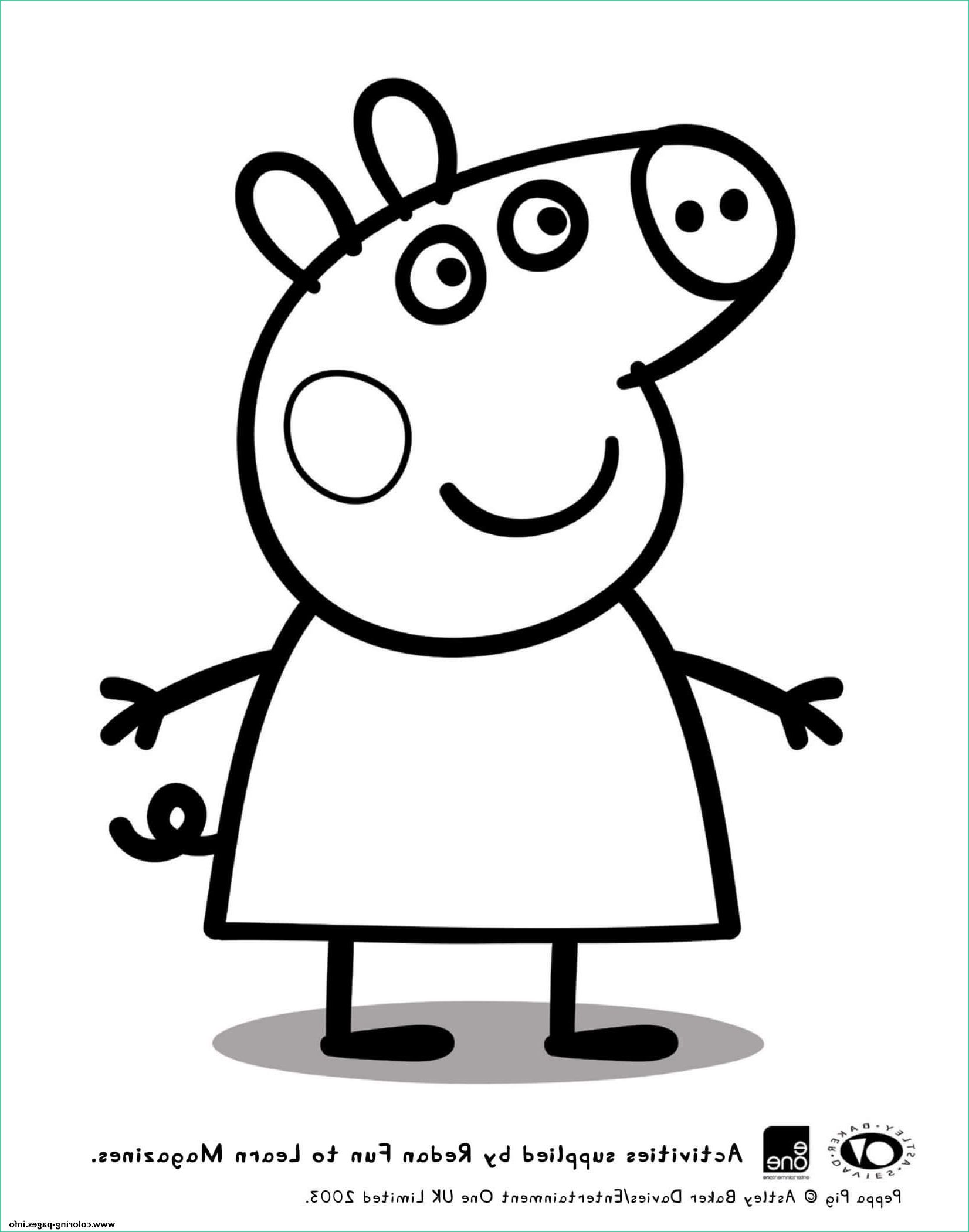 Peppa Pig A Colorier Luxe Photographie Peppa Pig A Colorier Primanyc