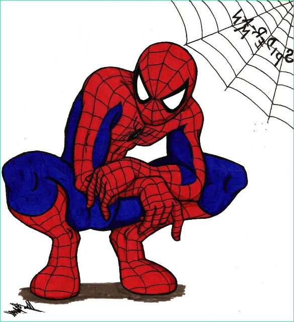 Spiderman Dessin Unique Collection Dessins En Couleurs à Imprimer Spiderman Numéro