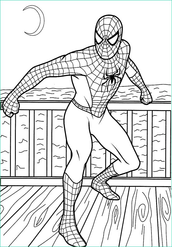 Spiderman Dessin Unique Stock Spiderman Coloring Pages