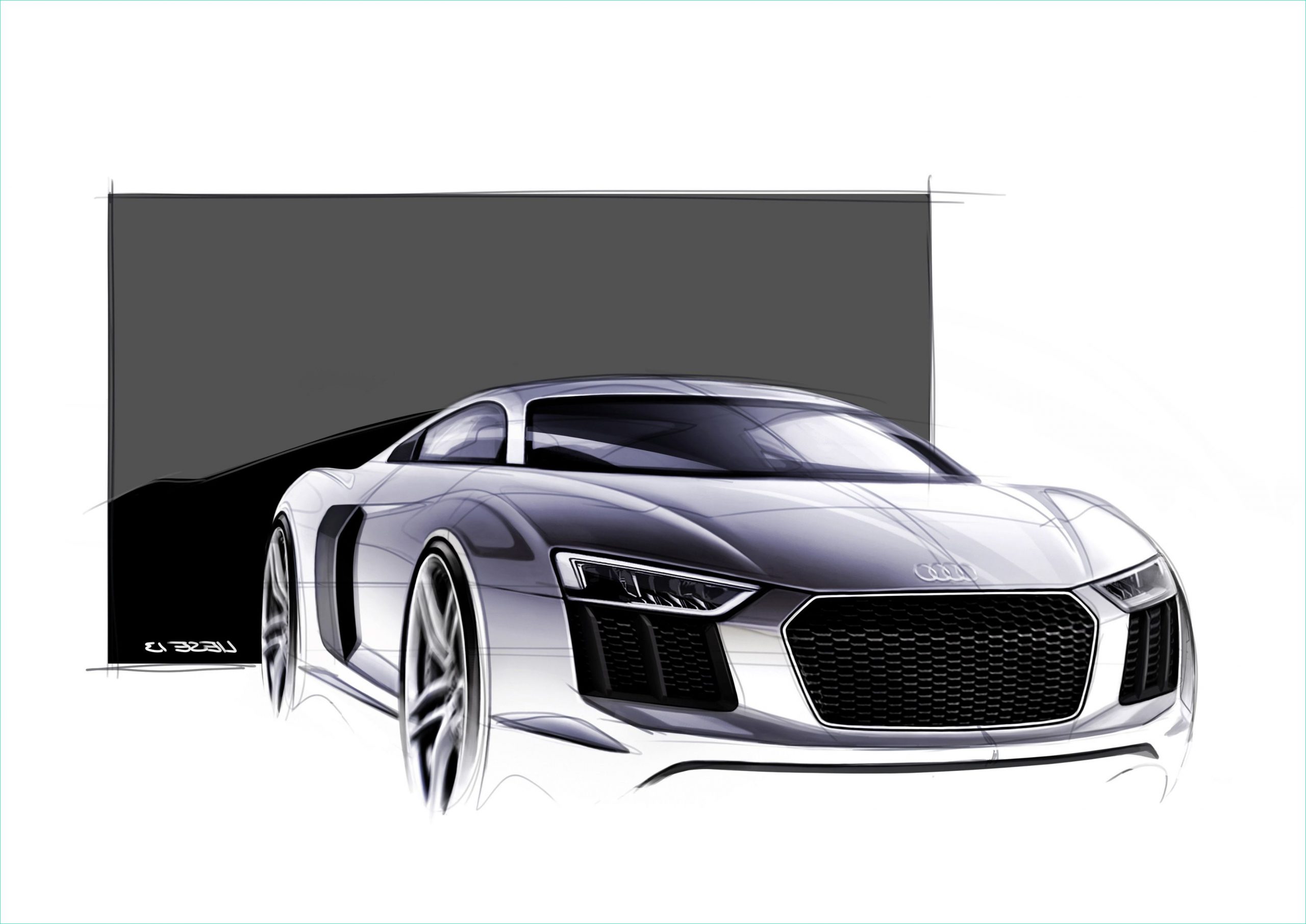 Audi R8 Dessin Nouveau Photographie 2016 Audi R8 Design Sketches are something to Geek Over