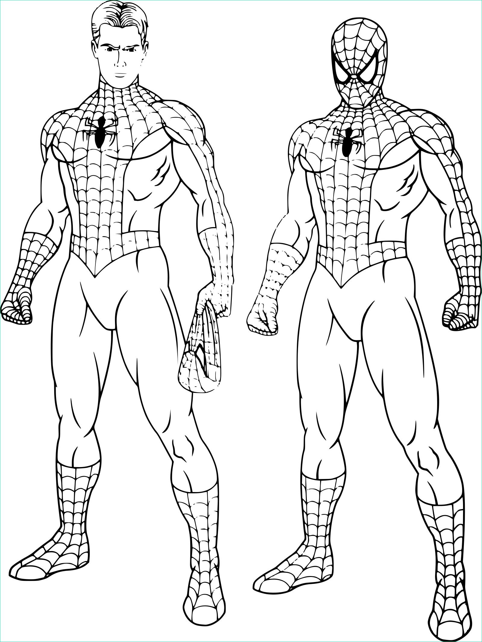 Coloriage A Imprimer Gratuit Cool Stock Coloriage Spiderman Peter Parker à Imprimer Sur Coloriages