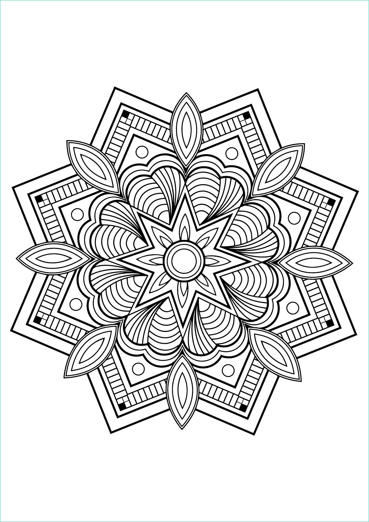 Coloriage à Imprimer Gratuit Mandala Impressionnant Image Mandala Plexe Livre Gratuit 10 Coloriage Mandalas