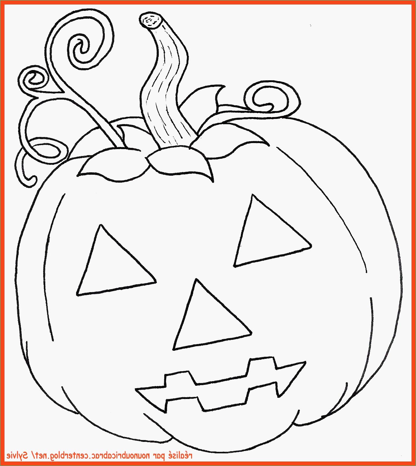 Coloriage D Halloween à Imprimer Gratuit Bestof Photos Citrouille Halloween Qui Fait Peur Dessin Impressionnant