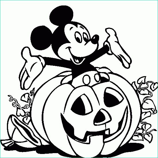 Coloriage D Halloween à Imprimer Gratuit Unique Photographie Dibujos Para Colorear Mickey Mousse Con Calabaza De Halloween