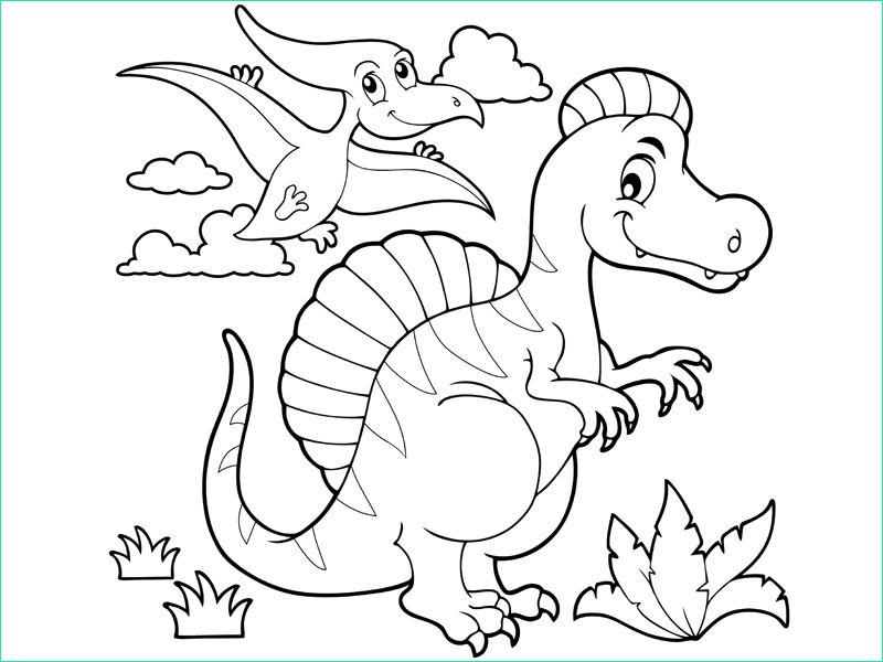 Coloriage De Dinosaure à Imprimer Nouveau Photos Coloriage Les Dinosaures En Vadrouille