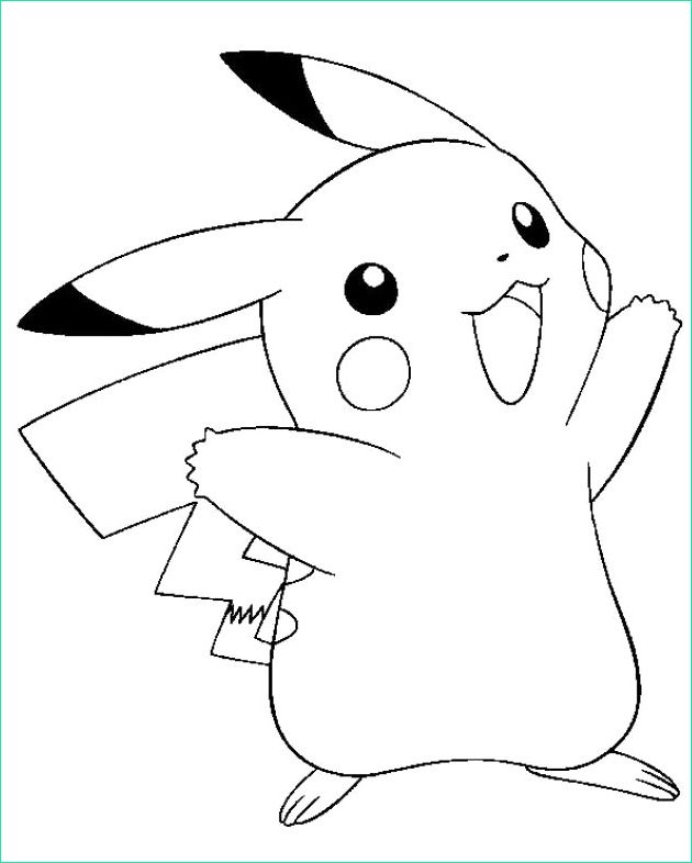 Coloriage De Pokémon Beau Images Coloriage Pikachu à Imprimer Pour Les Enfants Cp