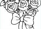 Coloriage De Rose Inspirant Photos Coloriage Bouquet De Fleurs Rose Jecolorie