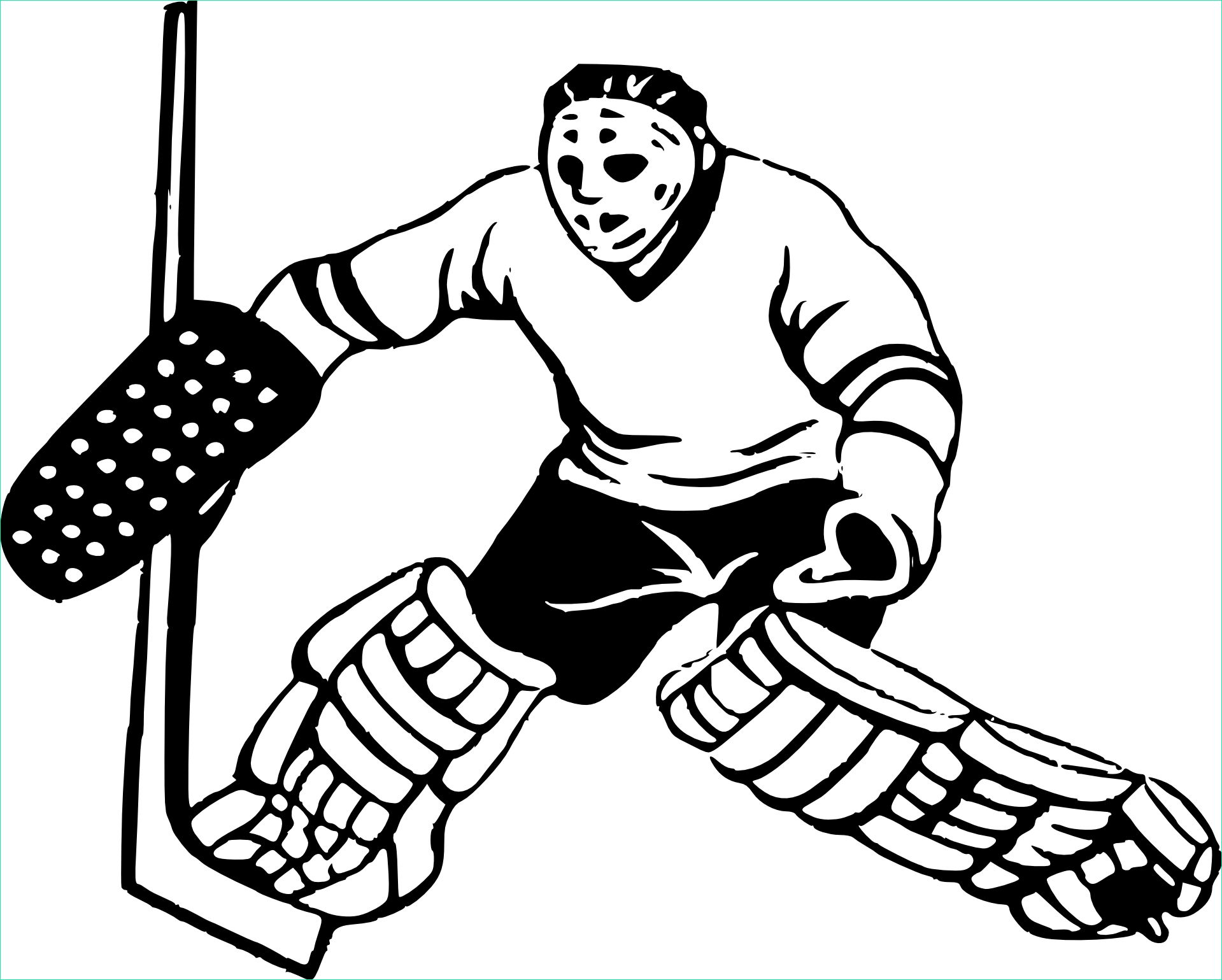 Coloriage Hockey Beau Stock Coloriage Joueur De Hockey à Imprimer Sur Coloriages Fo