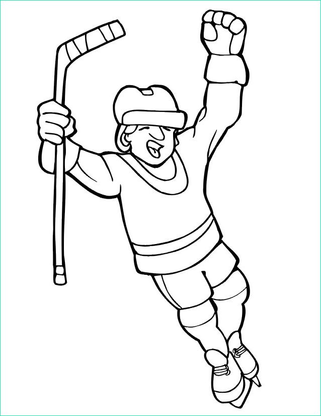 Coloriage Hockey Inspirant Galerie Coloriage Hockey à Imprimer Gratuitement