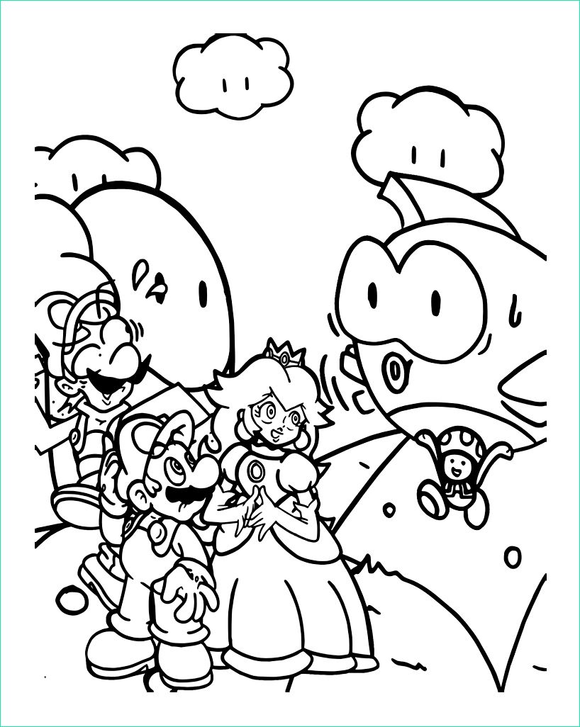 Coloriage Mario Et Luigi Cool Photos Dessin Anime De Mario Et Luigi Dessin Et Coloriage