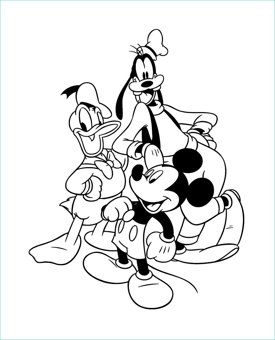 Coloriage Mikey Élégant Images Mickey and His Friends to Color for Children Mickey and