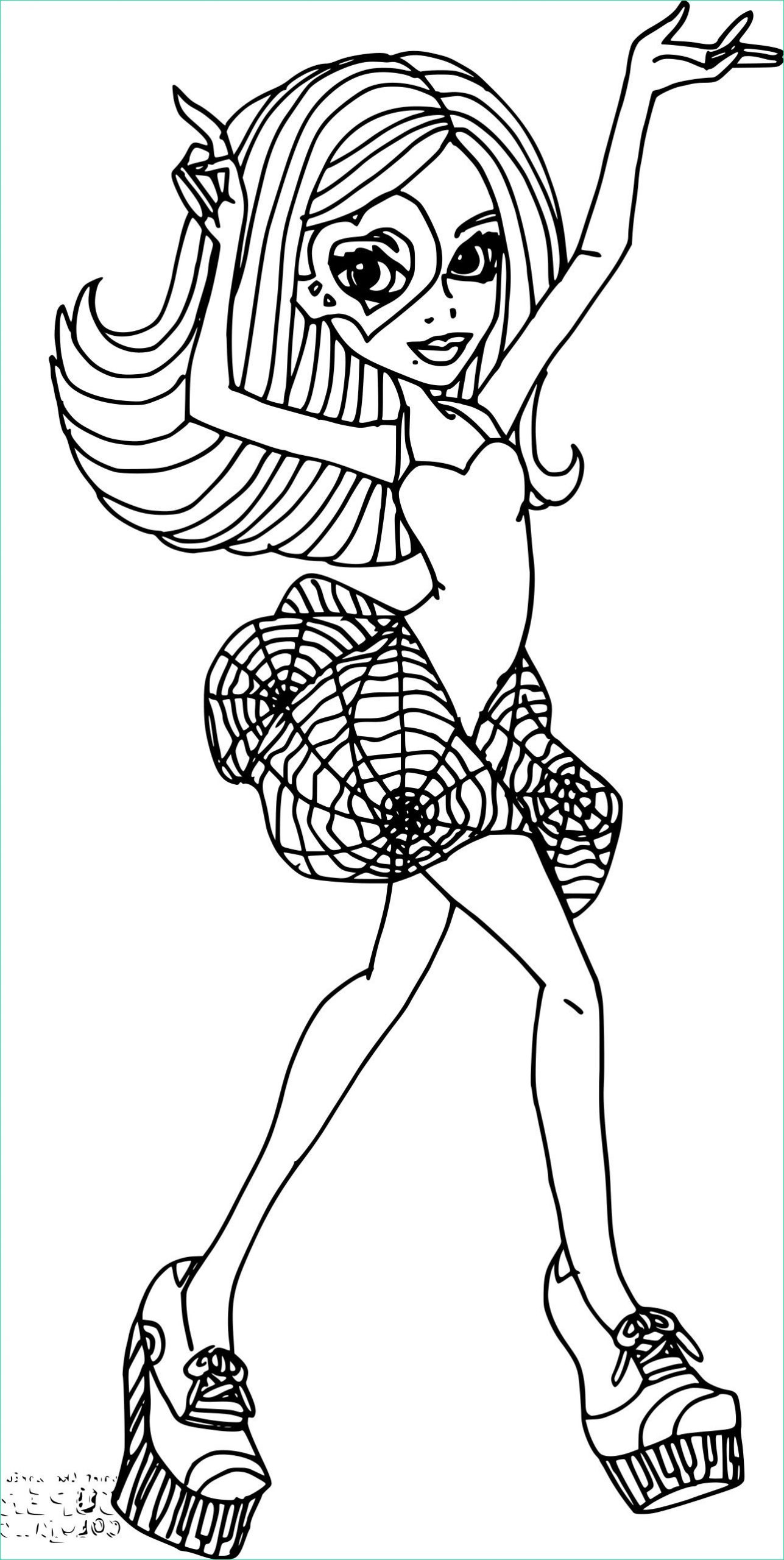 Coloriage Monster Beau Stock 42 Coloriage Monster High A Imprimer Background