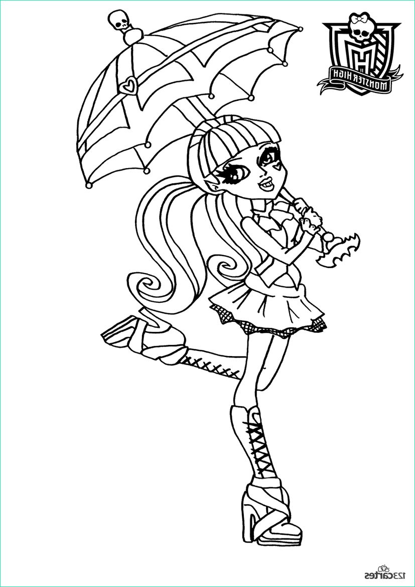 Coloriage Monster High Impressionnant Image 16 Coloriages Monster High