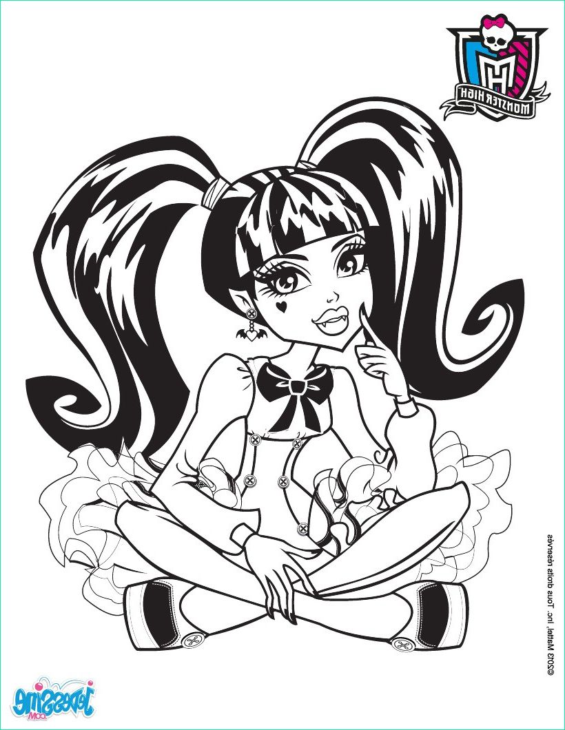 Coloriage Monster High Inspirant Photos Coloriage Monster High Clawd – Maduya