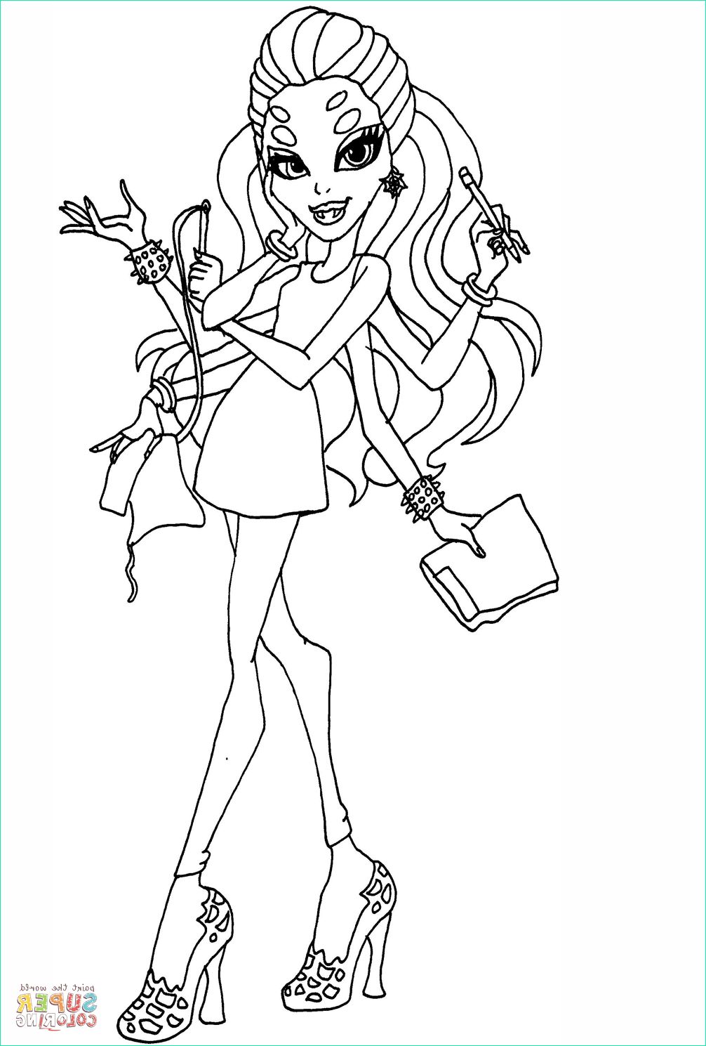 Coloriage Monster High Luxe Image Dessiner Monster High Dessin Et Coloriage