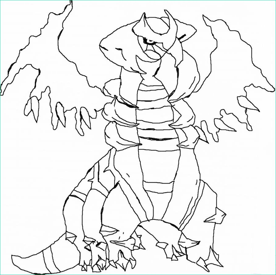 Coloriage Pokemon Legendaire Giratina Luxe Collection Giratina Line Art by Piplupisnumber1 On Deviantart