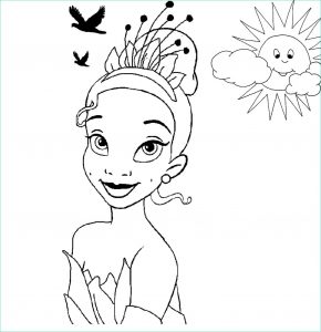 Coloriage Pricesse Luxe Photos Disney Princess Tiana Coloring Pages to Girls