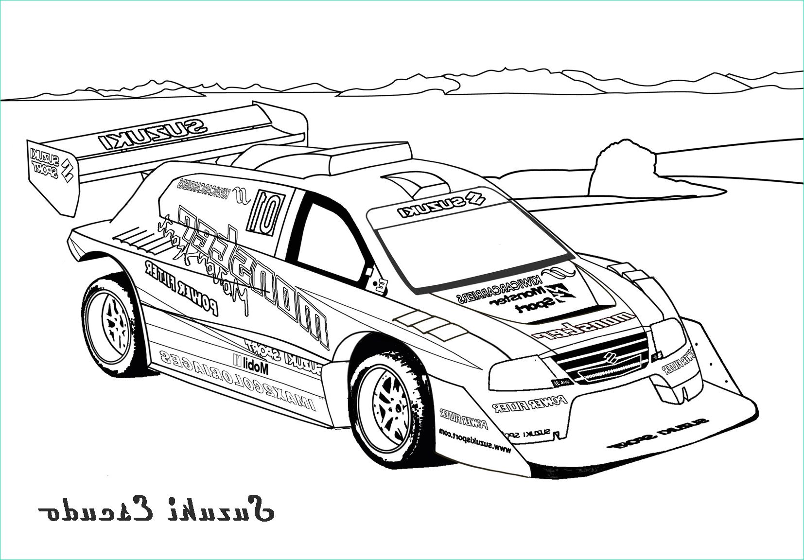 Coloriage Voiture Rallye Cool Images Coloriage Voitures De Rallye