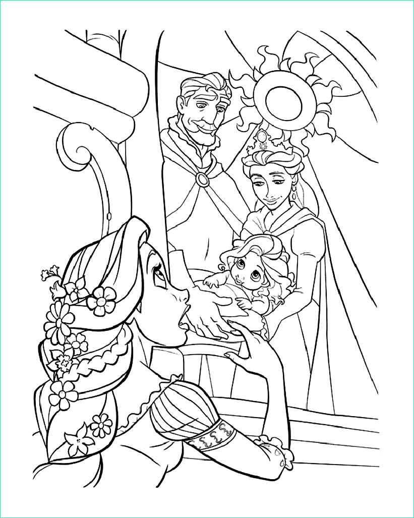 Coloriages Raiponce Élégant Stock Tangled to for Free Tangled Kids Coloring Pages