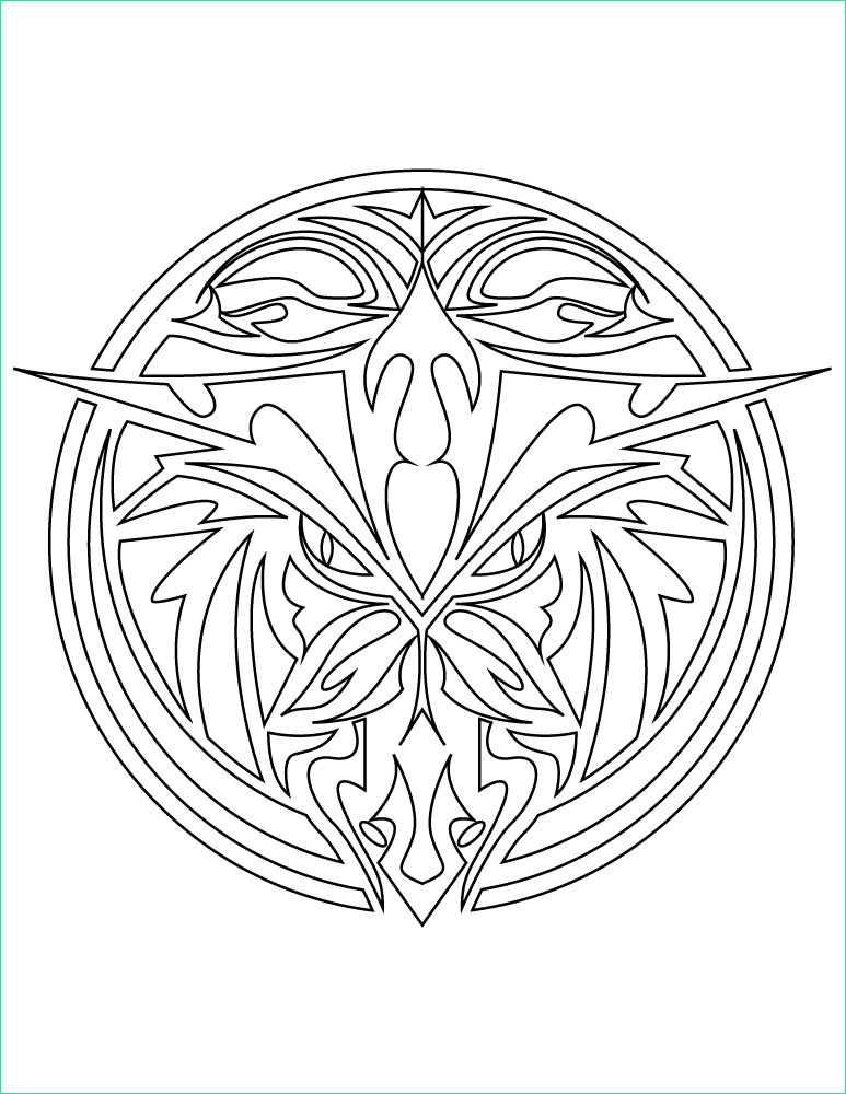 Dessin A Imprimer Mandala Animaux Élégant Images Mandala Animaux Tatouage à Imprimer Artherapie