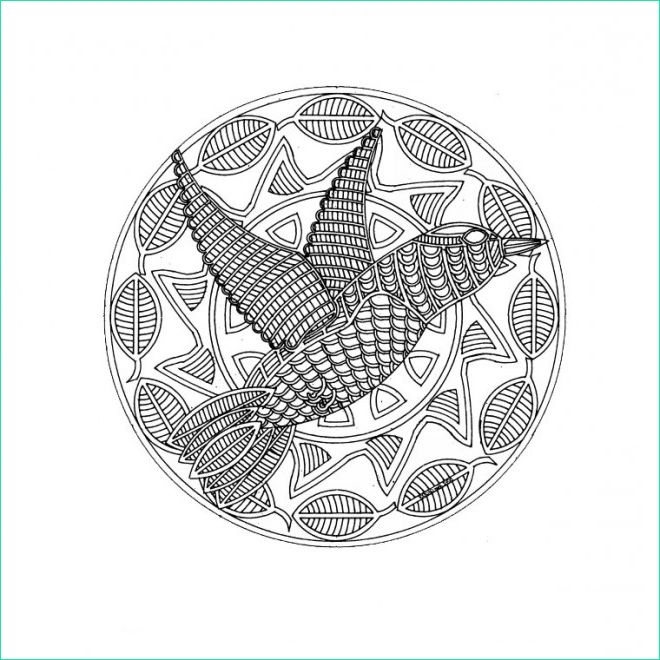 Dessin A Imprimer Mandala Difficile Animaux Élégant Images Coloriage Mandala Animaux Oiseau Dessin Gratuit à Imprimer