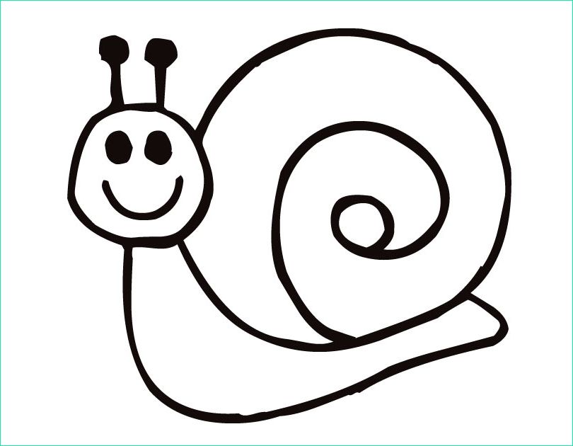 Dessin D Escargot Unique Stock Coloriage Escargot à Imprimer Pour Les Enfants Cp