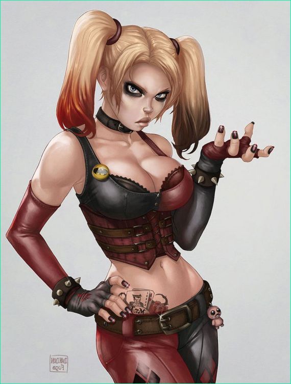 Dessin Harley Quinn Noir Et Blanc Luxe Images top 30 Des Plus Sublimes Fan Arts D Harley Quinn