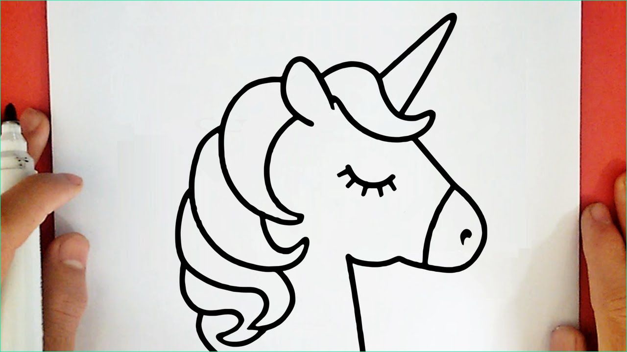 Dessin Licorne Simple Cool Photographie How to Draw A Cute Unicorn