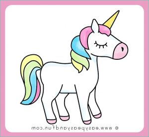 Dessin Licorne Simple Luxe Galerie How to Draw An Unicorn Easy and Cute Step by Step