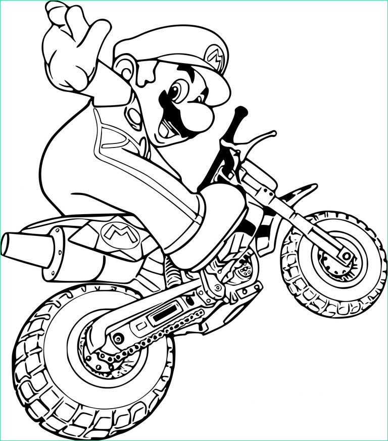 Dessin Mario à Imprimer Cool Photos Mario Odyssey Coloriage Luxe Image Coloriage Moto Mario à