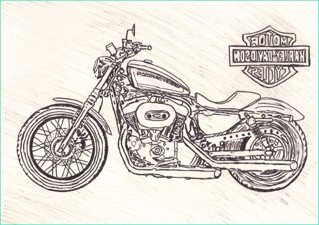 Dessin Moto Harley Impressionnant Collection Dessin Volvo Borsalino Sth