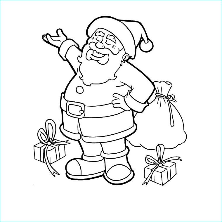 Dessin Père Noel à Imprimer Cool Images Sélection De Dessins De Coloriage Père Noël à Imprimer Sur