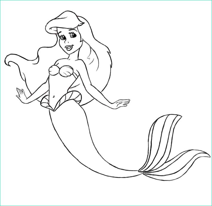 Dessin Sirene Impressionnant Photos How to Draw Ariel From the Little Mermaid Draw Central