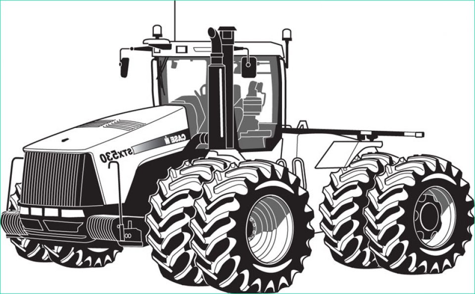 Dessin Tracteur Beau Photographie Get This Printable Tractor Coloring Pages