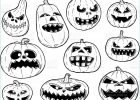 Dessins Halloween Bestof Photos Set Cute Hand Drawing Halloween Pumpkin Illustrations