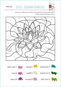 Dessins Magiques Impressionnant Photos Coloriage Magique Le Lotus Momes